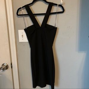 Black cocktail dress